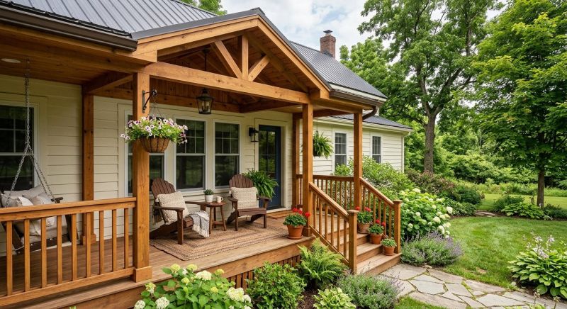 Wooden Veranda Construction in Seattle, WA