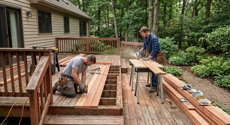 Cedar Deck Repair in Seattle, WA