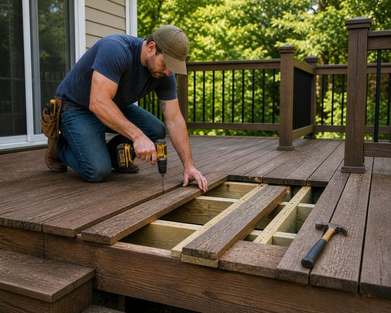 Cedar Deck Repair in Seattle, WA