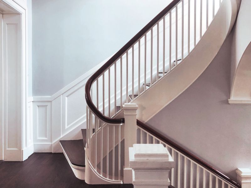 Curved Staircase Installation in Olathe, KS