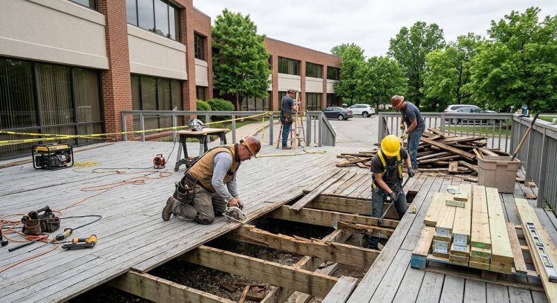 Deck Column Repair in Redmond, WA