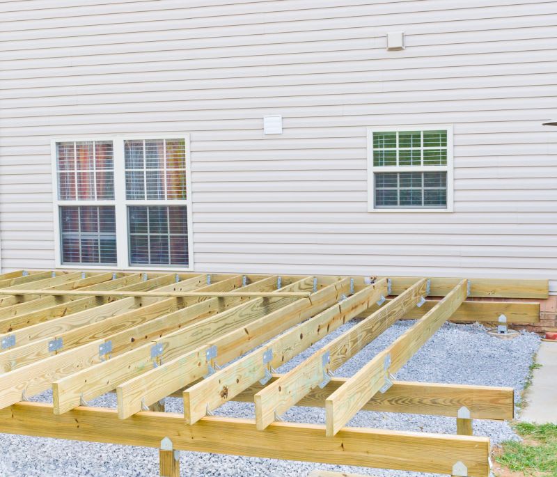 Ground Level Deck Construction in Boston, MA