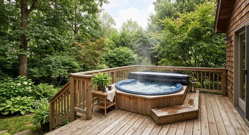 Hot Tub Deck Construction in Redmond, WA