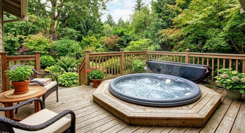 Hot Tub Deck Installation in Worcester, MA