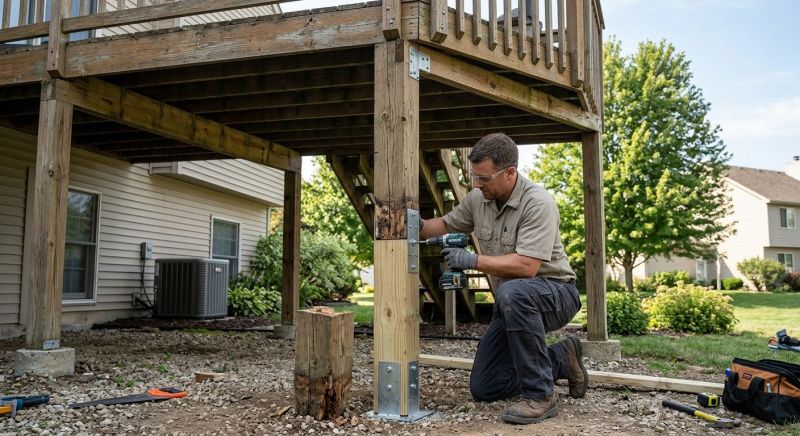 Patio Column Repair in Seattle, WA