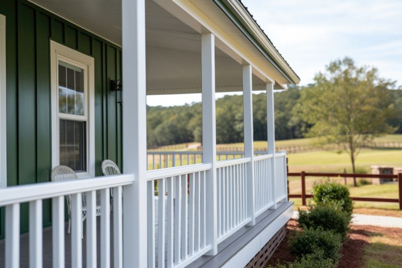 Porch Railing Installation in Conroe, TX