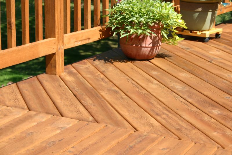 Redwood Deck Installation in Stamford, CT