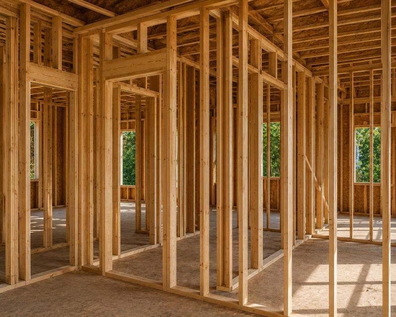 Timber Stud Framing in Wilmington, NC