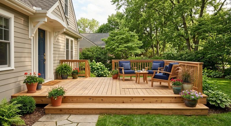 Wooden Veranda Construction in Worcester, MA